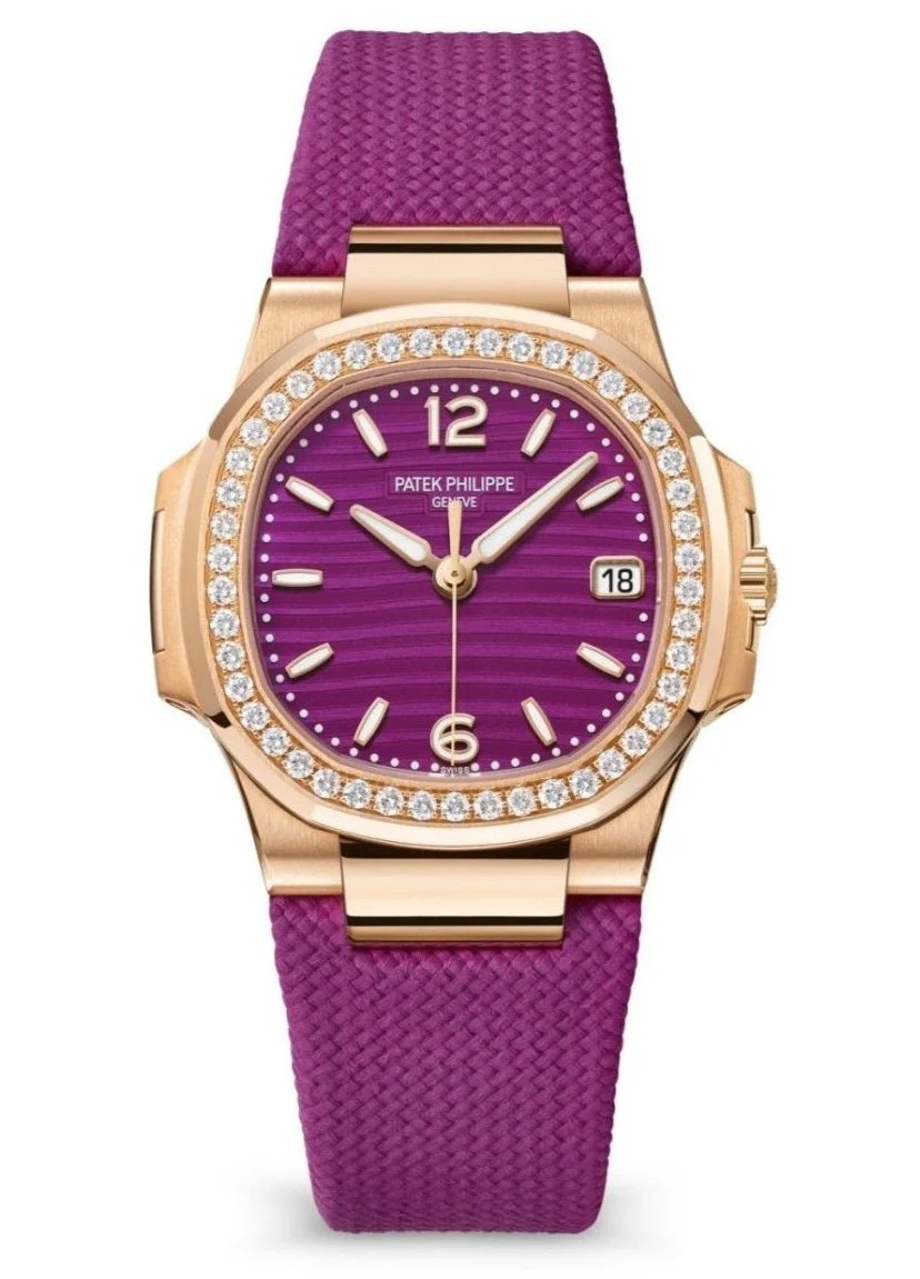 Patek-Philippe-Nautilus-32mm-Diamond-Bezel-Rose-Gold-Purple-Wave-Dial-7010R-013.webp